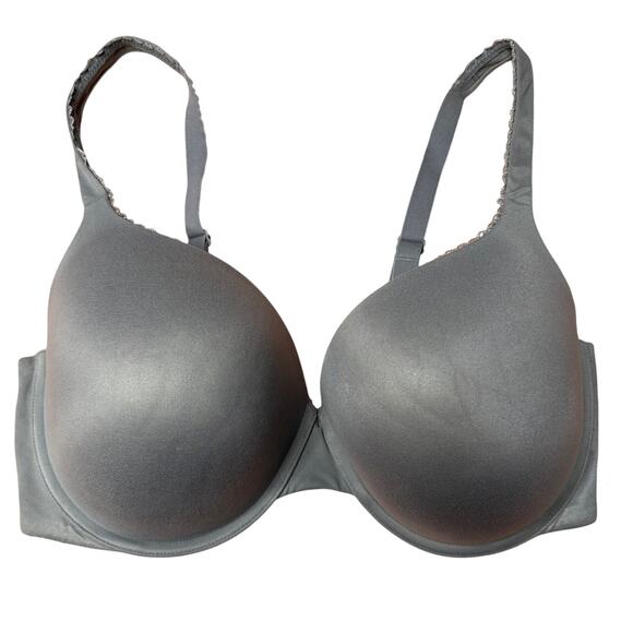 Victoria’s Secret Perfect Shape Padded Bras Gray & Nude Set Size 38DDD - Picture 6 of 9